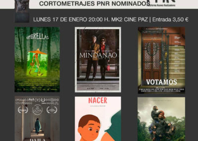Pase de cortometrajes PNR nominados a los Premios Goya 2022
