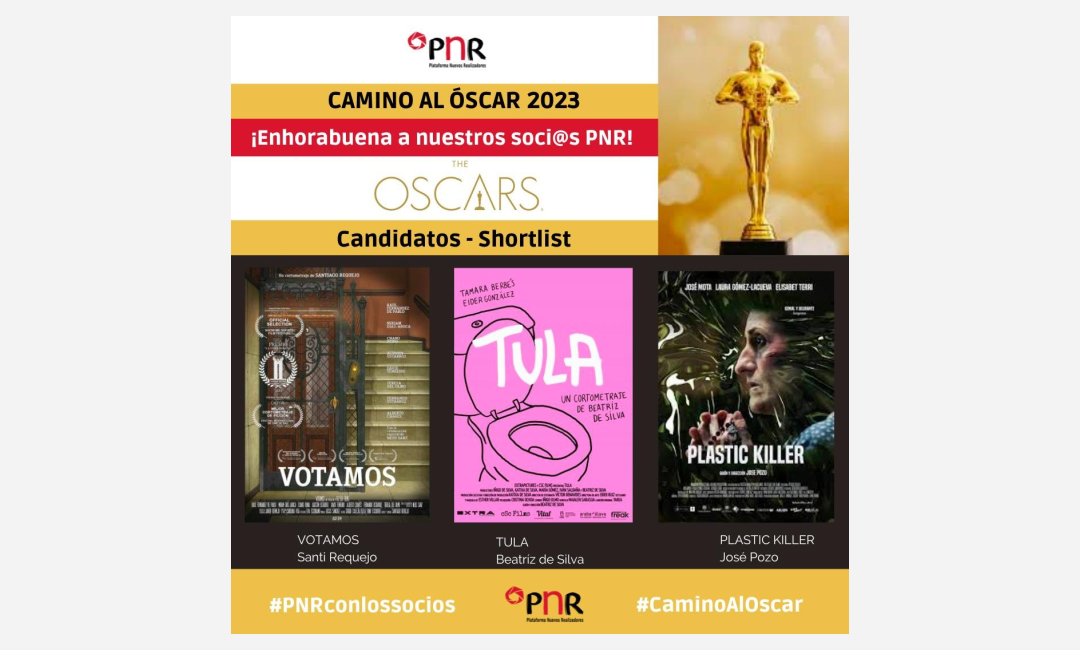 Cortos PNR candidatos a los próximos Oscars